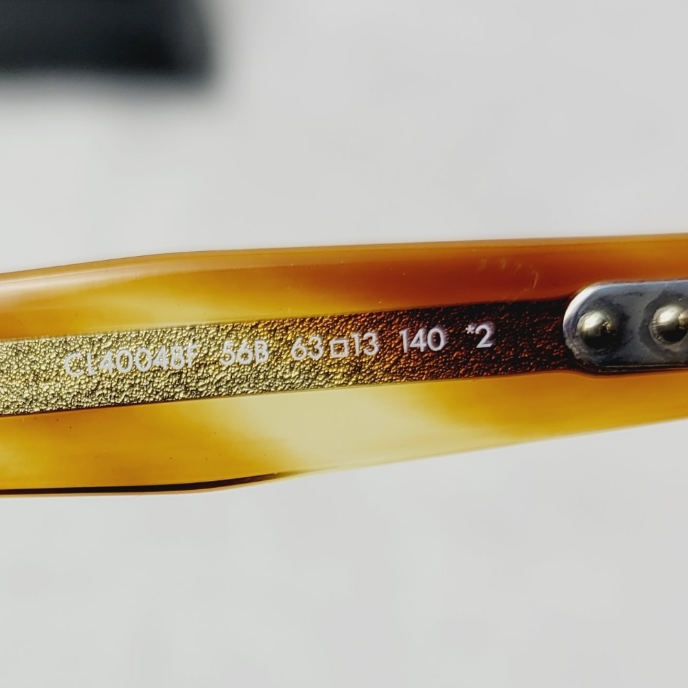 Celine 63mm Designer Tortoise Shell Sunglasses - Picture 5 of 7